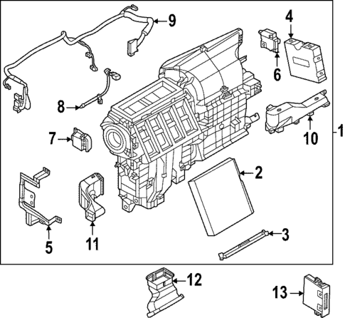 Automatic Temperature Controls for 2023 Nissan ARIYA #0