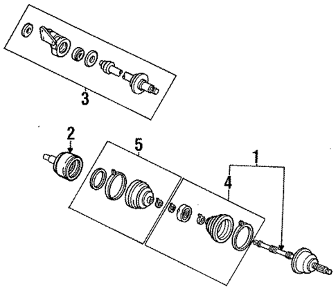 Axle Shaft for 1995 Mercury Tracer #0