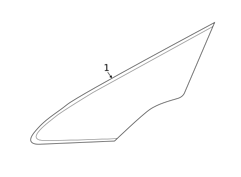 Glass & Hardware for 2013 Nissan LEAF #0