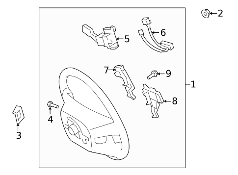 Steering Wheel & Trim for 2008 Toyota Sequoia #1