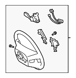 451000C370E0 - Steering: Steering Wheel for Toyota Image