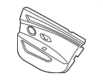 51426984469 - Body: Door Trim Panel for BMW: 528i, 528i xDrive, 528xi, 535i, 535i xDrive, 535xi, 550i, M5 Image