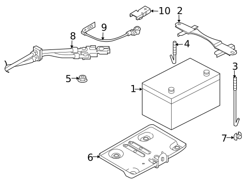 Battery for 2015 INFINITI Q40 #0