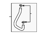 254152W500 - : Engine Coolant Hose for Hyundai Image