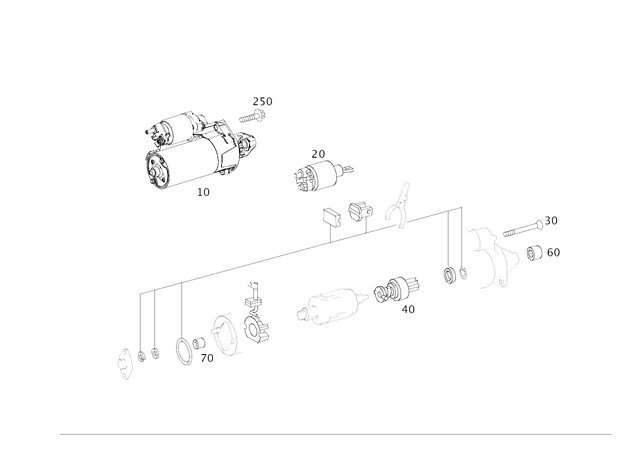 990563764 - Electrical Equipment and Instruments: Hexagon Head Bolt for Mercedes-Benz Image image