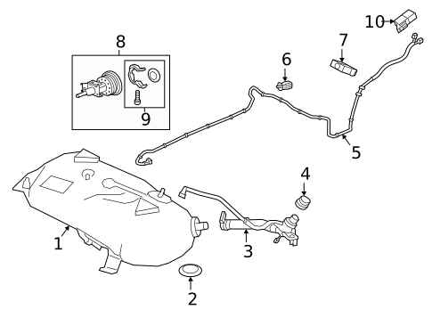 Diesel Aftertreatment System for 2019 Jaguar XE #0