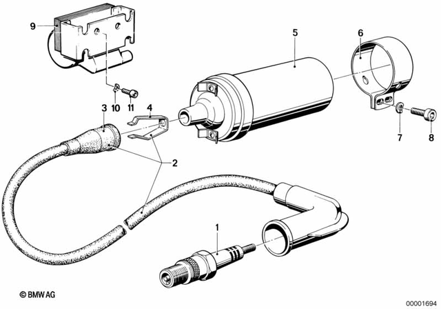 12121338145 - : Spark Plug for BMW-Motorrad Image