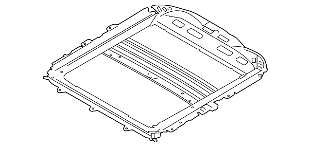 FL3Z-18502C22-B - Sunroof Frame 2015-2022 Ford | Ford Parts Direct