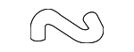 165720T040 - Cooling System: Lower Hose for Toyota Image