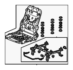 81126T0AA21 - : Seat Frame for Honda: CR-V Image