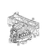 55056526AB - Air Conditioning &amp; Heater: Heater Hose for Dodge: Ram 2500, Ram 3500 Image