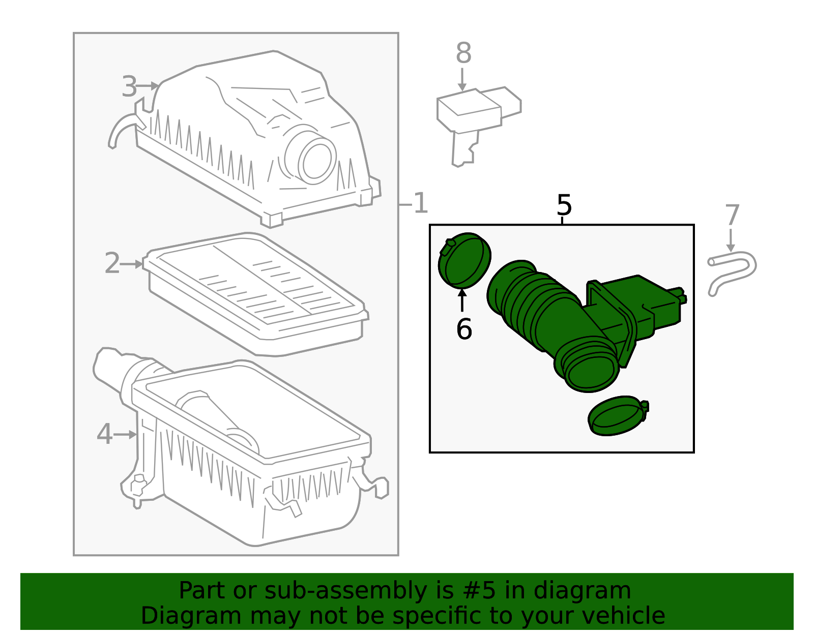 17880 17880-0S010 - Engine Air Intake Resonator 2007-2022 Toyota | Longo ...