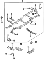 UC8638180 - : Hanger for Mazda: B2000, B2200, B2600 Image