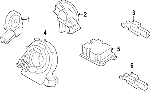 Air Bag Components for 2024 Ford Maverick #1