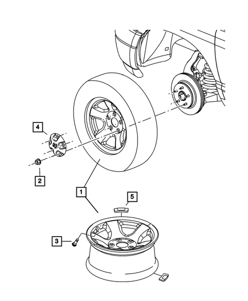 Wheels, Tires and Hardware for 2010 Dodge Ram 3500 #1
