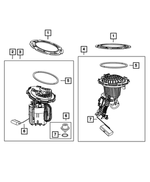 68643777AB - Fuel and Accelerator Pedal: Fuel Pump/level Unit Module Kit for Mopar Image