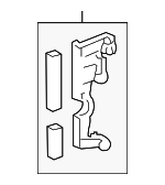 19026RJEA01 - : 2006-2014 Honda Ridgeline - Seal L Radiator Side for Honda: Ridgeline Image