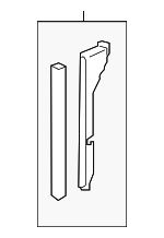 19025RJEA01 - : 2006-2014 Honda Ridgeline - Seal R Radiator Side for Honda: Ridgeline Image