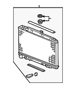 19010RJEA52 - : Radiator for Honda: Ridgeline Image