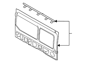 LK4Z6127864W - Body: Quarter Panel for Ford Image