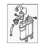 561201797G - : Vapor Canister for Volkswagen: Passat Image