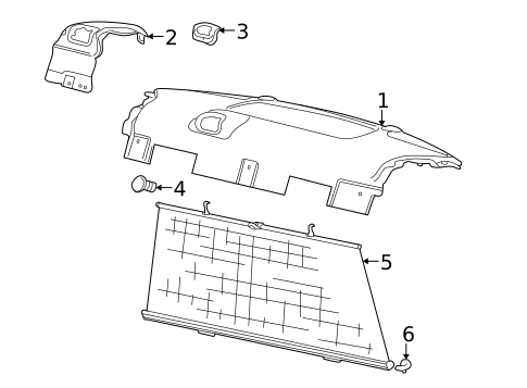 Interior Trim - Rear Body for 2003 Jaguar X-Type #0