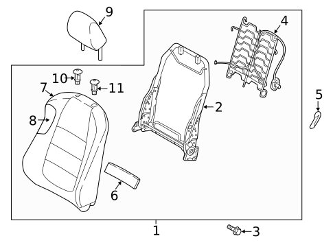 Driver Seat Components for 2016 Mazda 6 #0