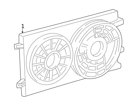 Cooling Fan for 2004 Mercury Monterey #0