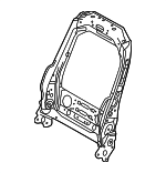 LR140455 - Body: Seat Back Frame for Land Rover: Defender 110, Defender 130, Defender 90, Discovery Sport, Range Rover Evoque, Range Rover Sport, Range Rover Velar Image