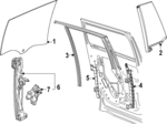 85732492 - : Window Regulator for Cadillac: ESCALADE IQ Image