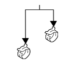 1472019006B - : Vacuum Hose Clamp for Kia: Optima, Rio, Sedona, Spectra, Spectra5 Image