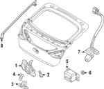 81800GI000 - Body: Latch for Hyundai Image