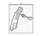 84131SHJA01ZA - Body: Pillar Trim for Honda: Odyssey Image