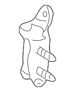 88969841 - Body: Upper Hinge for Pontiac: Vibe Image