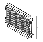 5C0121251K - Cooling System: Radiator Assembly for Volkswagen: Beetle, Jetta, Passat Image