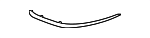 863A7M7500 - Body: Upper Molding for Kia Image