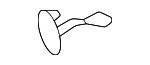 86588M7500 - Body: Tow Eye Cap for Kia Image