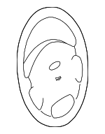 EF9657K00C70 - : Steering Wheel for Mazda: Tribute Image