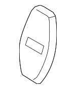 694150E010 - Body: Striker Cover for Lexus: CT200h, ES250, ES300, ES300h, ES330, ES350, GS300, GS350, GS430, GS450h, GS460, GX470, HS250h, IS F, IS250, IS350, LS430, LS460, LS600h, LX570, NX200t, NX250, NX300h, NX350, NX350h, NX450h+, RX350, RX450h, TX350, TX500h, TX550h+ Image