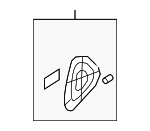 847652C000LK - : Side Cover for Hyundai: Tiburon Image