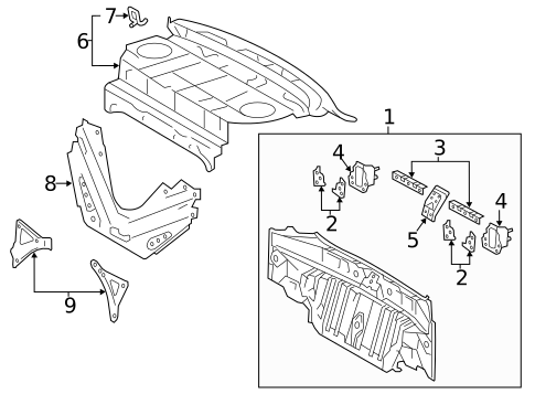 Rear Body for 2017 Toyota Avalon #0