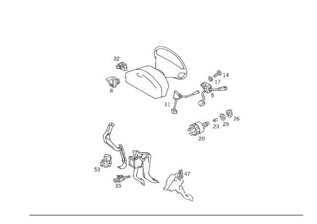 2025450214 - Electrical Equipment and Instruments: Switch for Mercedes-Benz: C220, C230, C280, C43 AMG Image image