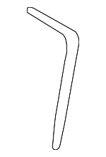 87643CD000 - Body: Seat Back Reinforcement Plate for Nissan Image