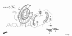 43172SJA003 - Chassis: SPRING, RETURN for Acura Image