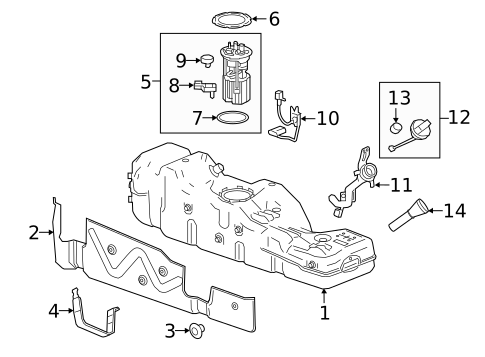 Fuel Pumps & Related Components for 2019 Chevrolet Colorado #0