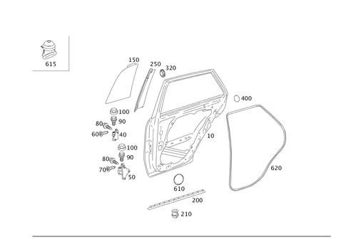 Rear Doors for 2011 Mercedes-Benz ML450 #0