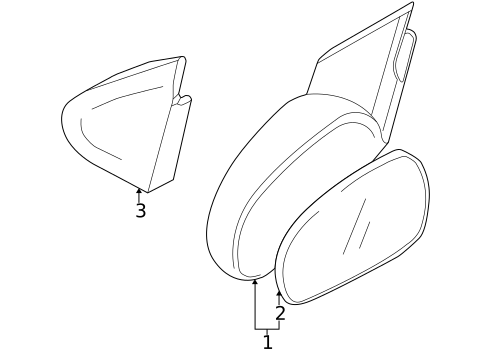Outside Mirrors for 2000 Mazda MPV #0