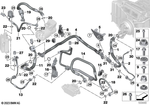 64505A01C60 - : Pressure Hose Assembly for BMW Image
