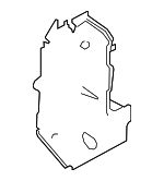 65132758931 - : Radio Speaker Bracket for Mini: Cooper Image