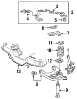 FO9Z3130A - Suspension: Knuckle for Ford: Aerostar Image